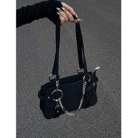 Women's Small All Seasons Pu Leather Solid Color Fashion Square Zipper Shoulder Bag main image 1