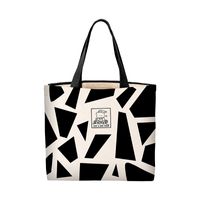 Women's Fashion Geometric Canvas Shopping Bags main image 5