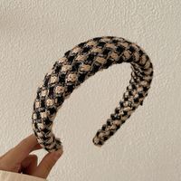Simple Style Stripe Cloth Patchwork Hair Band sku image 4