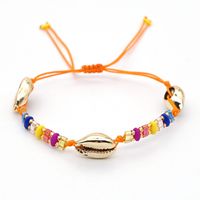 Ins Bohemian Rainbow Special-interest Design Tila Bead Handmade Beaded Personality All-match Twin Small Bracelet sku image 4