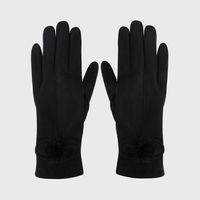 Women's Elegant Solid Color Plush Polyester Warm Gloves 1 Piece sku image 4