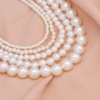 Moda Color Sólido Perla Artificial Mujeres Collar 1 Pieza main image 9