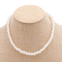 Mode Einfarbig Künstliche Perle Frau Halskette 1 Stück main image 7