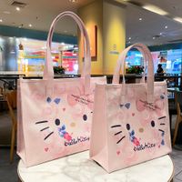 Women's Cute Cat Pu Leather Shopping Bags main image 3