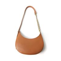 Women's Medium All Seasons Pu Leather Solid Color Fashion Dumpling Shape Zipper Underarm Bag main image 4