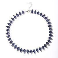 Glam Water Droplets Alloy Inlay Rhinestones Women's Necklace sku image 10