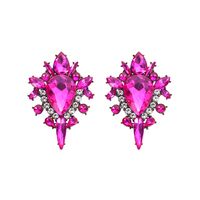 1 Pair Elegant Luxurious Shiny Geometric Artificial Crystal Alloy Women's Drop Earrings sku image 7