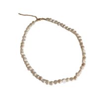Simple Style Solid Color Pearl Necklace 1 Piece main image 3