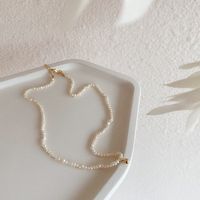 Simple Style Solid Color Pearl Necklace 1 Piece sku image 24