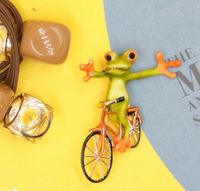 Cartoon Style Frog Alloy Enamel Inlay Artificial Gemstones Unisex Brooches sku image 2