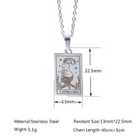 Simple Style Constellation Stainless Steel Plating Necklace main image 5