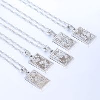 Simple Style Constellation Stainless Steel Plating Necklace main image 4