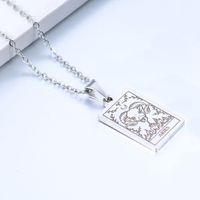 Simple Style Constellation Stainless Steel Plating Necklace sku image 1