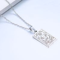 Simple Style Constellation Stainless Steel Plating Necklace sku image 2