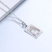 Simple Style Constellation Stainless Steel Plating Necklace sku image 6