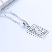 Simple Style Constellation Stainless Steel Plating Necklace sku image 9