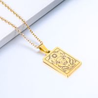 Simple Style Constellation Stainless Steel Plating Necklace sku image 14
