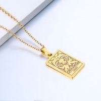 Simple Style Constellation Stainless Steel Plating Necklace sku image 13