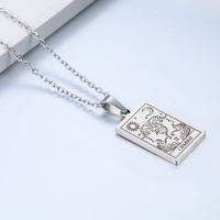 Simple Style Constellation Stainless Steel Plating Necklace sku image 3