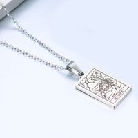 Simple Style Constellation Stainless Steel Plating Necklace sku image 8