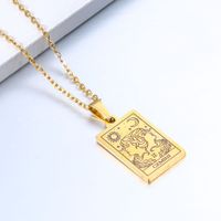 Simple Style Constellation Stainless Steel Plating Necklace sku image 15