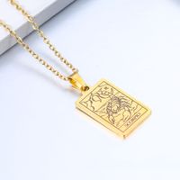 Simple Style Constellation Stainless Steel Plating Necklace sku image 20