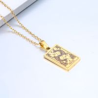 Simple Style Constellation Stainless Steel Plating Necklace sku image 24