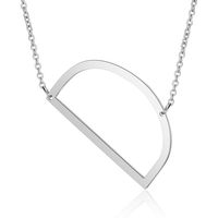 Stainless Steel Fashion Polishing Letter Necklace sku image 4