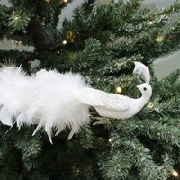 Christmas Fashion Peacock Feather Party Decorative Props 1 Piece main image 5