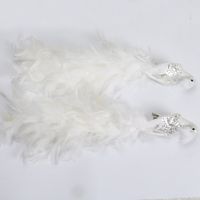 Christmas Fashion Peacock Feather Party Decorative Props 1 Piece sku image 2