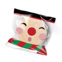 Christmas Fashion Snowman Plastic Gift Wrapping Supplies 1 Set main image 3