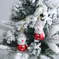 Weihnachten Mode Weihnachtsmann Süssigkeit Kunststoff Gruppe Hängende Ornamente 2-teiliges Set sku image 27