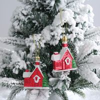 Weihnachten Mode Weihnachtsmann Süssigkeit Kunststoff Gruppe Hängende Ornamente 2-teiliges Set sku image 26