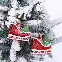 Weihnachten Mode Weihnachtsmann Süssigkeit Kunststoff Gruppe Hängende Ornamente 2-teiliges Set sku image 16