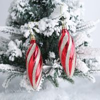 Weihnachten Mode Weihnachtsmann Süssigkeit Kunststoff Gruppe Hängende Ornamente 2-teiliges Set sku image 33