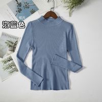 Women's Sweater Long Sleeve Sweaters & Cardigans Fashion Solid Color main image 9