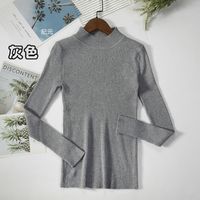 Women's Sweater Long Sleeve Sweaters & Cardigans Fashion Solid Color main image 8