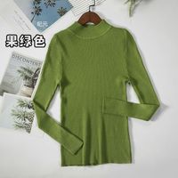 Women's Sweater Long Sleeve Sweaters & Cardigans Fashion Solid Color sku image 14