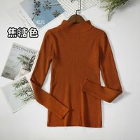 Women's Sweater Long Sleeve Sweaters & Cardigans Fashion Solid Color sku image 13