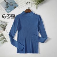 Women's Sweater Long Sleeve Sweaters & Cardigans Fashion Solid Color sku image 17