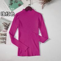 Women's Sweater Long Sleeve Sweaters & Cardigans Fashion Solid Color sku image 21