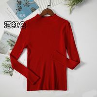 Women's Sweater Long Sleeve Sweaters & Cardigans Fashion Solid Color sku image 5