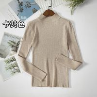 Women's Sweater Long Sleeve Sweaters & Cardigans Fashion Solid Color sku image 6
