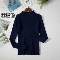 Women's Sweater Long Sleeve Sweaters & Cardigans Fashion Solid Color sku image 19