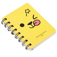 Cute Expression Coil Portable Pocket Stationery Cartoon Notebook 1 Piece main image 3