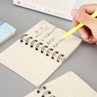 Cute Expression Coil Portable Pocket Stationery Cartoon Notebook 1 Piece main image 4
