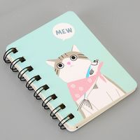 Cute Expression Coil Portable Pocket Stationery Cartoon Notebook 1 Piece sku image 3