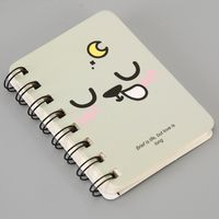 Cute Expression Coil Portable Pocket Stationery Cartoon Notebook 1 Piece sku image 7