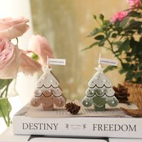 Christmas Fashion Christmas Tree Star Wax Festival Candle 1 Piece main image 5