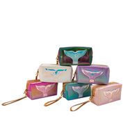 Women's Small All Seasons Pu Leather Solid Color Fashion Square Zipper Cosmetic Bag main image 6